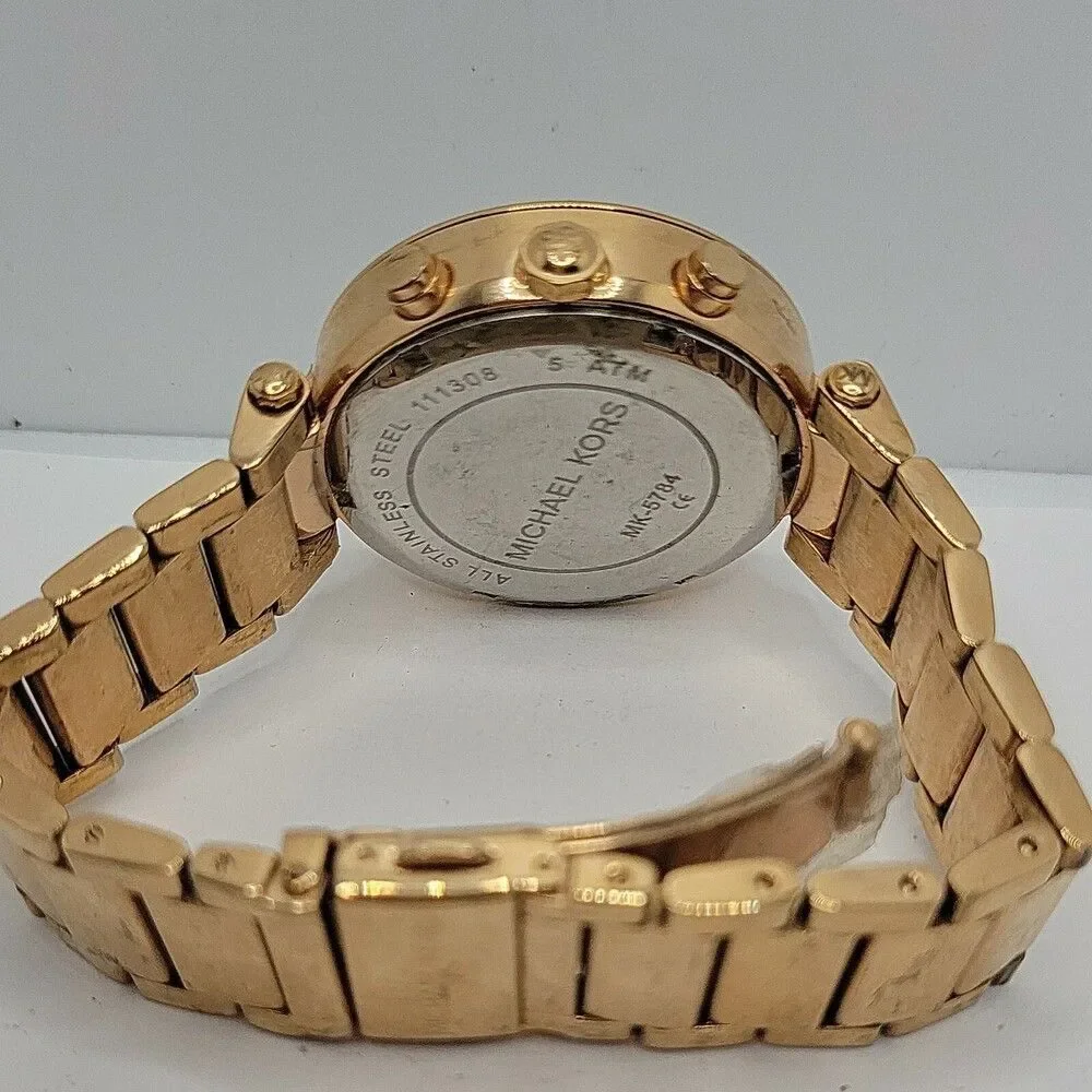Michael Kors Parker MK5784 Women Stainless Steel Analog Dial Quartz Watch AM402